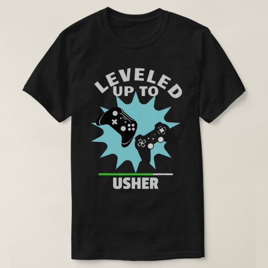 Usher Wedding Gift Funeled Up Gamer T-Shirt (Design voorkant)