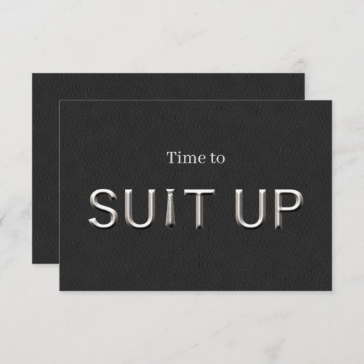 Usher Wedding proposal Kaart (Voorkant / Achterkant)