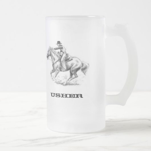 Usher, Western huwelijk bevroren Matglas Bierpul (Rechts)