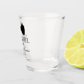 Usher Zwarte Strik Shot Glas (Rechts)