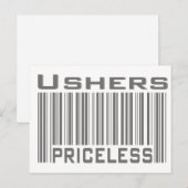 Ushers Priceless Briefkaart (Voorkant / Achterkant)