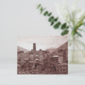Ushguli dorp in Svaneti, Georgia briefkaart (Staand voorkant)