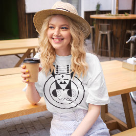 Ushi Zodiac Symbool - Geometrische os voor alle le T-shirt