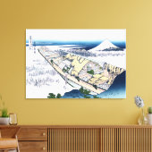 Ushibori in de provincie Hitachi Canvas Afdruk (Insitu (Woonkamer))