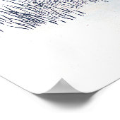Ushibori in de provincie Hitachi Poster (Hoek)