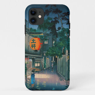 Ushigome Kagurazaka district Tsuchiya Koitsu iPhone 11 Hoesje