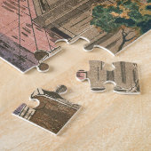 Ushigome Kagurazaka Tsuchiya Koitsu shin hanga Legpuzzel (Zijkant)