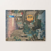 Ushigome Kagurazaka Tsuchiya Koitsu shin hanga Legpuzzel (Horizontaal)