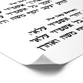 Ushpizin & Arba Minim Poster (Hoek)