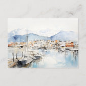 Ushuaia, Argentina Landscape Wedding Reception Informatiekaartje (Achterkant)