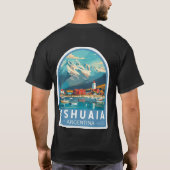 Ushuaia Argentinië Reissticker T-shirt (Achterkant)