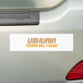 Ushuaia, Argentinië. Tierra del Fuego Bumpersticker (Op auto)