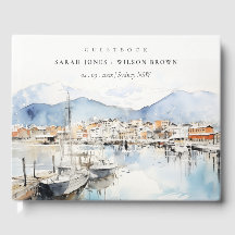 Ushuaia, Argentinië Watercolor Landschap Bruiloft