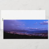 Ushuaia bij nacht feestdagenkaart (Voorkant / Achterkant)