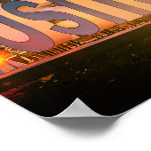 Ushuaia brieven over kust landschap poster (Hoek)