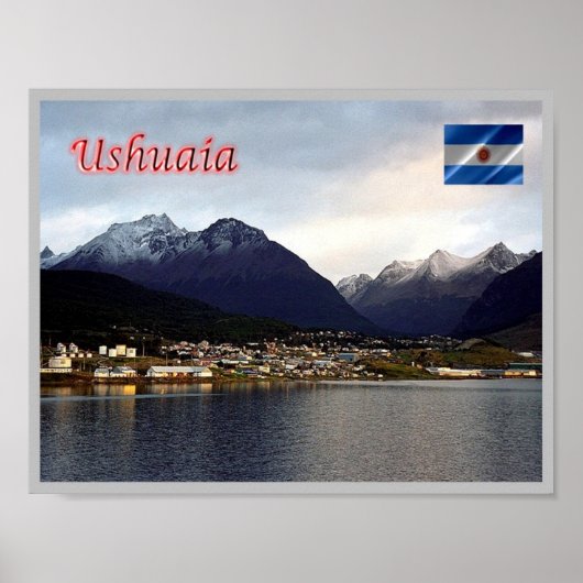Ushuaia - By Night - Argentinië - Poster (Voorkant)