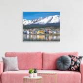 Ushuaia Fotografie. Tierra del Fuego. Argentinië Canvas Afdruk (Insitu (Woonkamer))