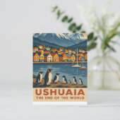 Ushuaia – Het einde van de wereld Briefkaart (Staand voorkant)