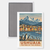 Ushuaia – Het Einde van de Wereld Magneet (Voorkant / Achterkant)