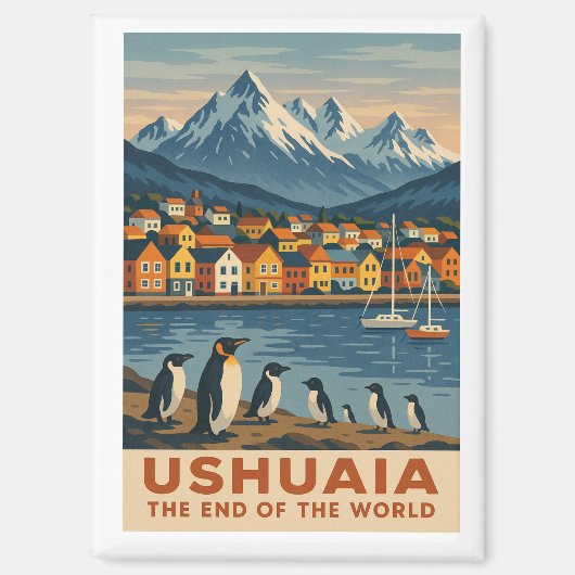 Ushuaia – Het Einde van de Wereld Magneet (Voorkant)
