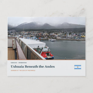 Ushuaia onder de Andes Briefkaart