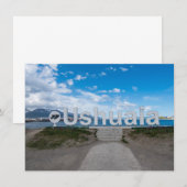 Ushuaia-teken Kaart (Voorkant / Achterkant)