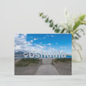 Ushuaia-teken Kaart (Staand voorkant)
