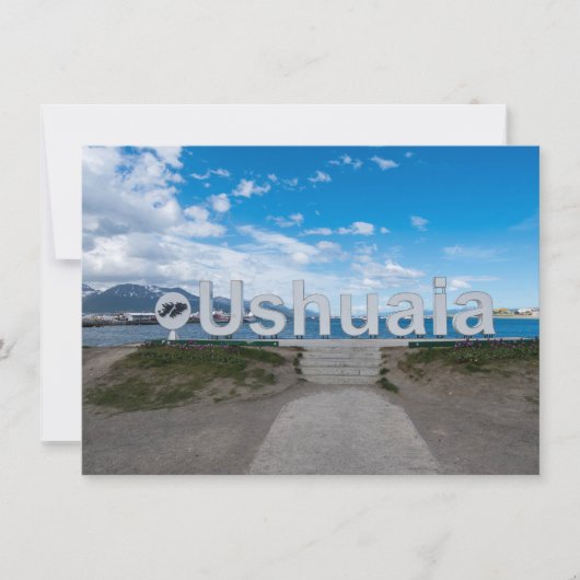 Ushuaia-teken Kaart (Voorkant)