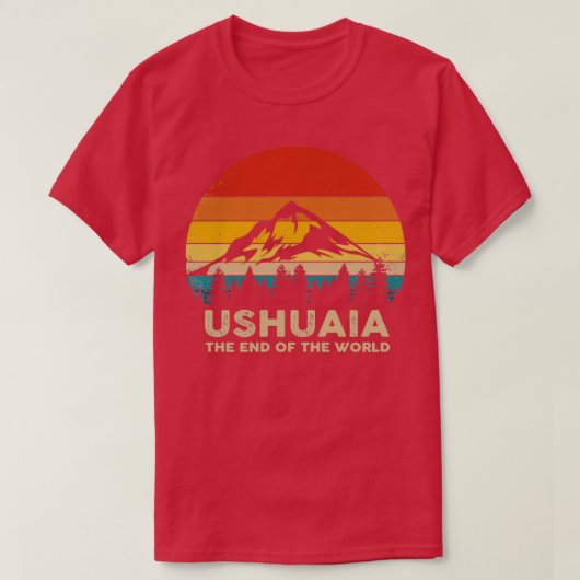 Ushuaia Trip Souvenir T-shirt (Design voorkant)
