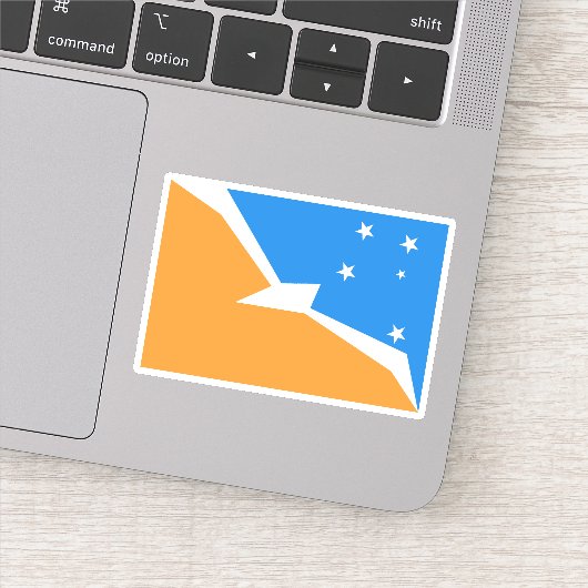 Ushuaia, Vlag van Tierra del Fuego Sticker (Detail)