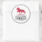 USIHC-Sticker Ronde Sticker (Tas)