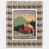 Usines d'Automobiles Fleece Deken (Voorkant)