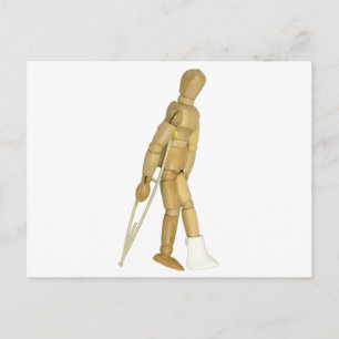 UsingCrutches031910 Briefkaart