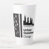 Usk Chicago Latte Mok (Voorkant)