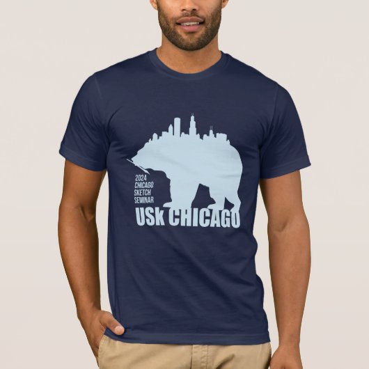 USk Chicago Sketch Seminar 2024 T-shirt (Voorkant)