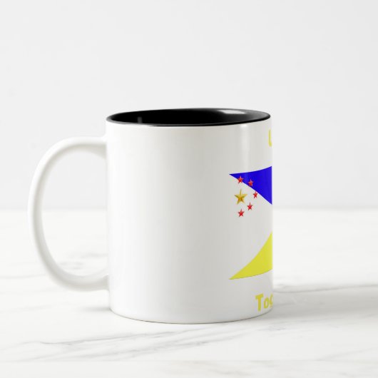 USK/USA Samen Mok van twee-toon-koffie (Links)