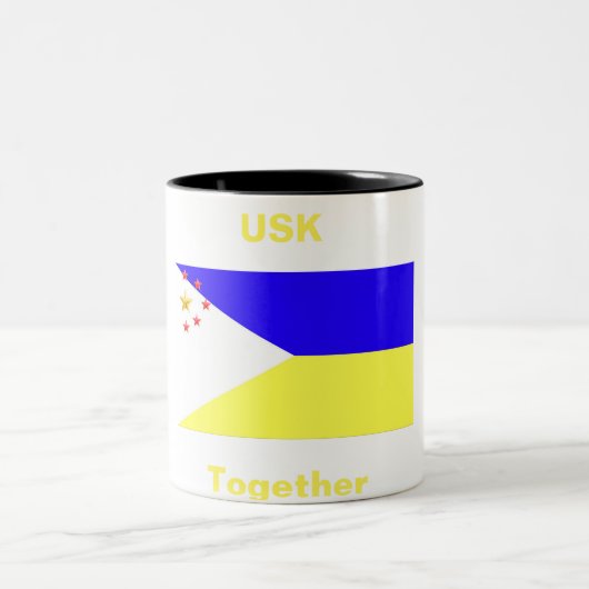 USK/USA Samen Mok van twee-toon-koffie (Center)