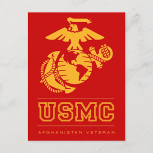 USMC Afghanistan Veteran Briefkaart
