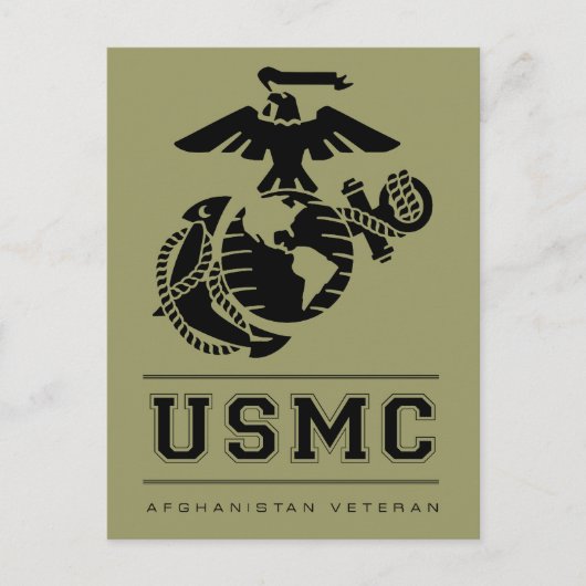 USMC Afghanistan Veteran Briefkaart (Voorkant)
