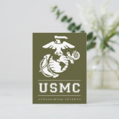 USMC Afghanistan Veteran Briefkaart (Staand voorkant)