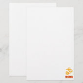 USMC Afghanistan Veteran Briefpapier (Voorkant / Achterkant)