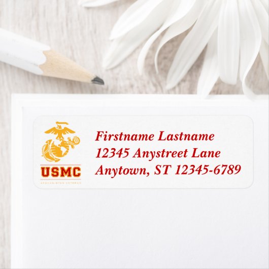 USMC Afghanistan Veteran Etiket (Insitu)