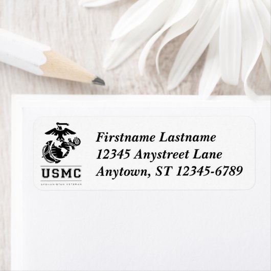 USMC Afghanistan Veteran Etiket (Insitu)