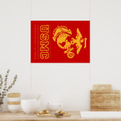 USMC Afghanistan Veteran Poster (Keuken)
