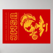 USMC Afghanistan Veteran Poster (Voorkant)