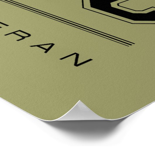 USMC Afghanistan Veteran Poster (Hoek)