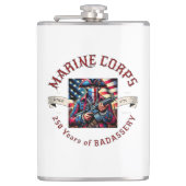 USMC Badassery Flask Heupfles (Voorkant)