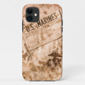 USMC Barely Er iPhone 5/5S Hoesje (Achterkant)