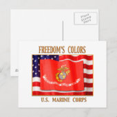 USMC-Briefkaart Briefkaart (Voorkant / Achterkant)