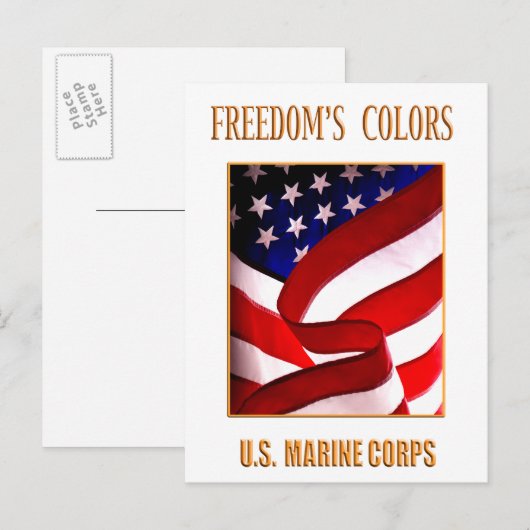 USMC-Briefkaart Briefkaart (Voorkant / Achterkant)